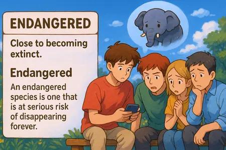 endangered Simple Definition