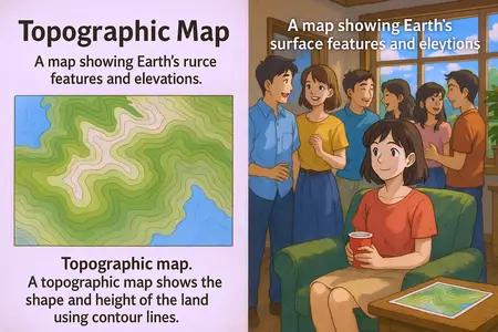 topographic map Simple Definition
