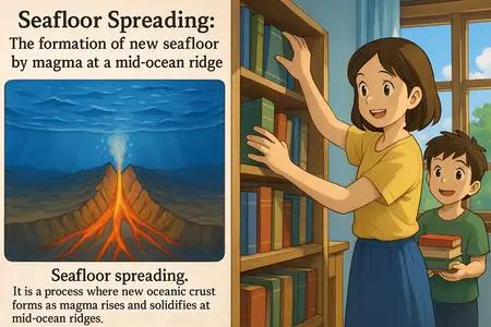 seafloor spreading Simple Definition
