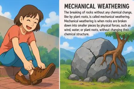 mechanical weathering Simple Definition