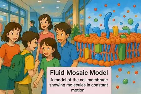 fluid mosaic model Simple Definition