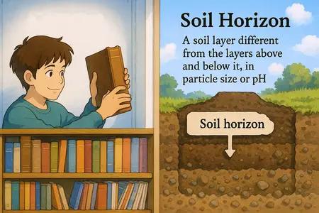 soil horizon Simple Definition