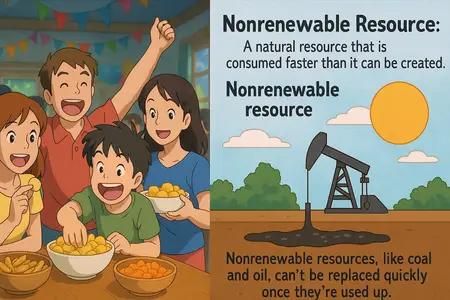 nonrenewable resource Simple Definition