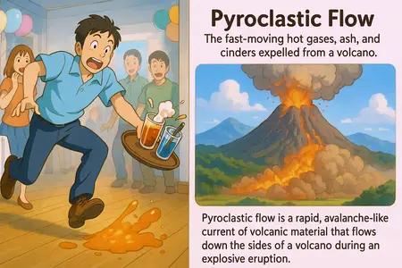 pyroclastic flow Simple Definition