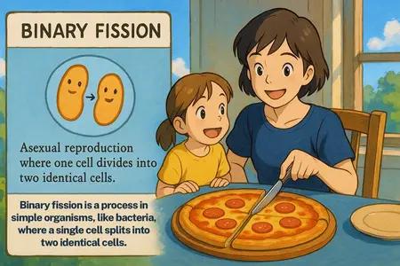 binary fission Simple Definition