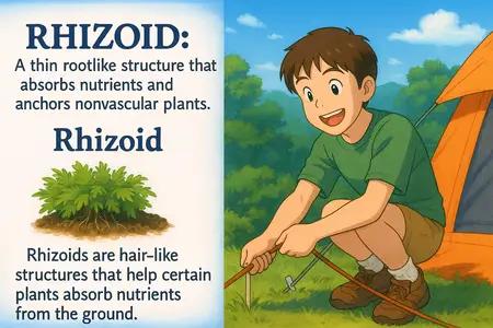 rhizoid Simple Definition