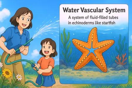 water vascular system Simple Definition