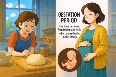 gestation period Simple Definition
