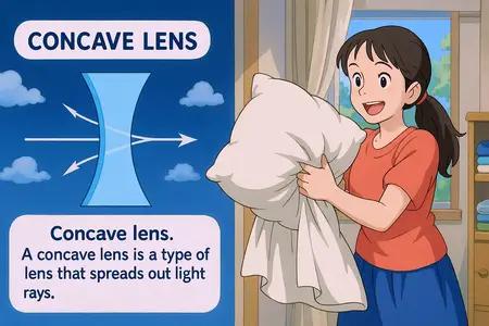 concave lens Simple Definition