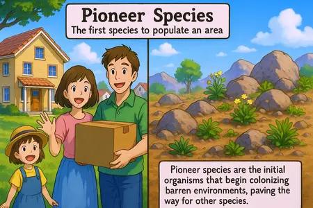 pioneer species Simple Definition