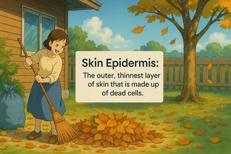 skin epidermis Simple Definition