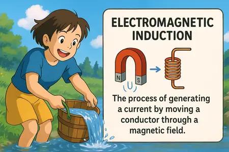 electromagnetic induction Simple Definition