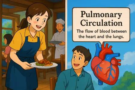 pulmonary circulation Simple Definition