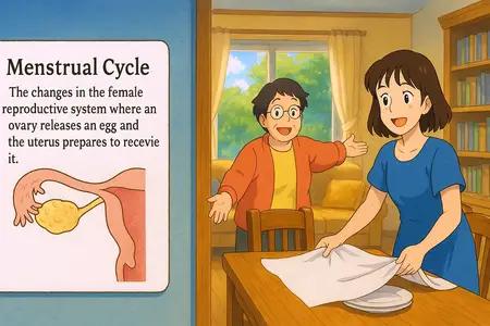 menstrual cycle Simple Definition