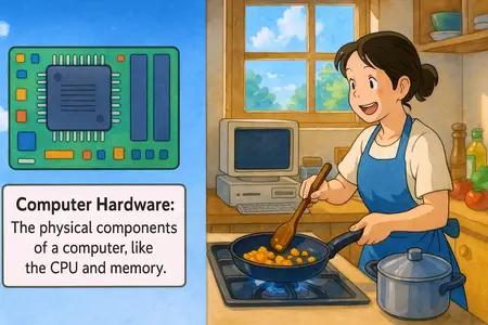 computer hardware Simple Definition