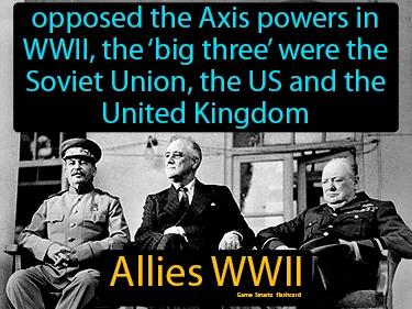 Allies WWII Simple Definition