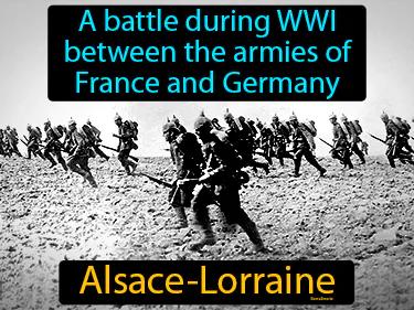 Alsace-Lorraine Simple Definition