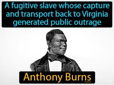 Anthony Burns Simple Definition