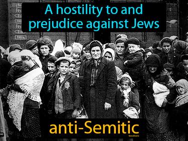 anti-semitic Simple Definition
