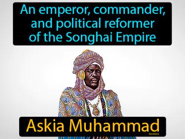 Askia Muhammad Simple Definition