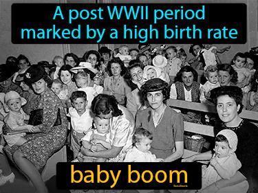 baby boom Simple Definition