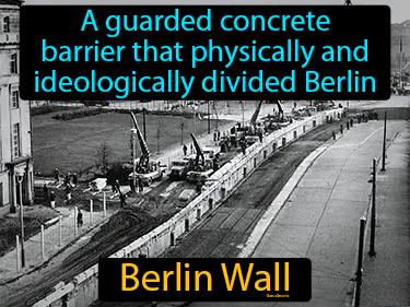 Berlin Wall Simple Definition