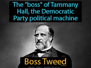 Boss Tweed Simple Definition