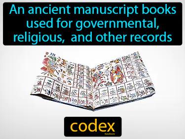 codex Simple Definition