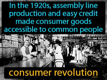 consumer revolution Simple Definition