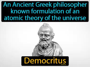 Democritus Simple Definition