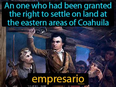 empresario Simple Definition