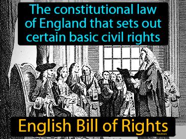 English Bill of Rights Simple Definition