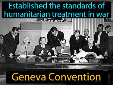 Geneva Convention Simple Definition