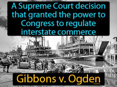 Gibbons v Ogden Simple Definition
