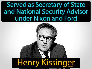 Henry Kissinger Simple Definition