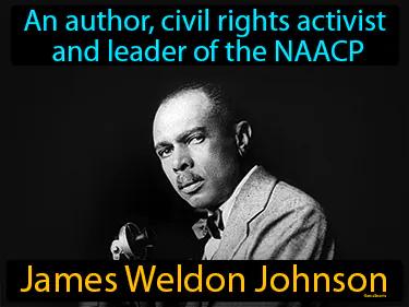 James Weldon Johnson Simple Definition