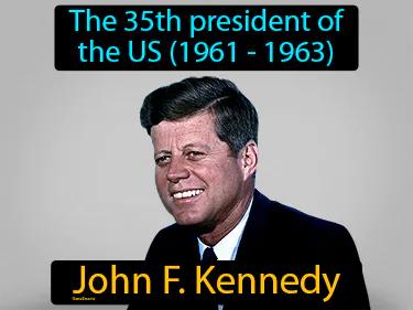 John F Kennedy Simple Definition