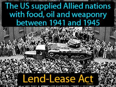 Lend-Lease Act Simple Definition