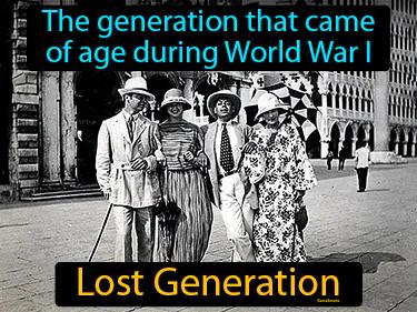 Lost Generation Simple Definition