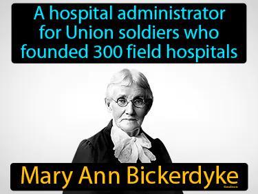 Mary Ann Bickerdyke Simple Definition