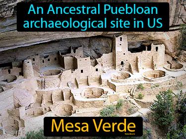 Mesa Verde Simple Definition
