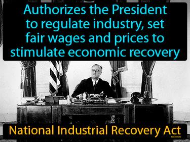 National Industrial Recovery Act Simple Definition