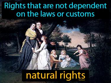 natural rights Simple Definition
