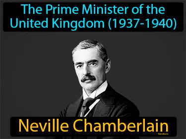 Neville Chamberlain Simple Definition