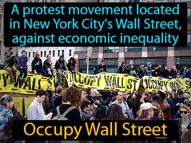 Occupy Wall Street Simple Definition