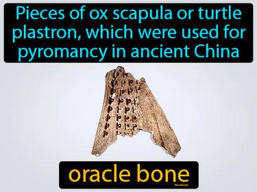 oracle bone Simple Definition