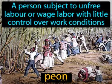 peon Simple Definition