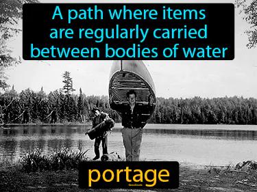 portage Simple Definition
