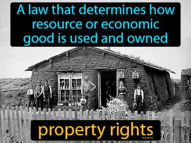 property rights Simple Definition