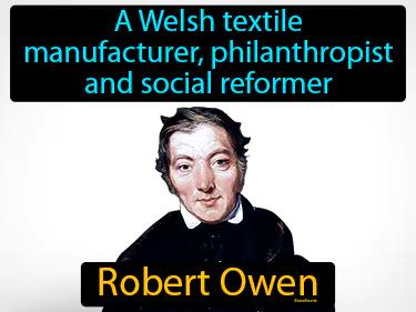 Robert Owen Simple Definition